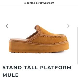 Seychelles Tan Platform Mules